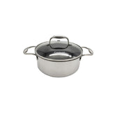 כותרת: סיר נירוסטה 24 ס"מ 5 ליטר cookcell היברידי - טכנולוגיית תאי חום לבישול בריא ומקצועי