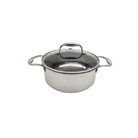 כותרת: סיר נירוסטה 24 ס"מ 5 ליטר cookcell היברידי - טכנולוגיית תאי חום לבישול בריא ומקצועי