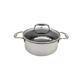 סיר נירוסטה 26 ס"מ 7 ליטר cookcell היברידי - טכנולוגיית תאי חום לבישול בריא ומקצועי