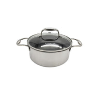 סיר נירוסטה 26 ס"מ 7 ליטר cookcell היברידי - טכנולוגיית תאי חום לבישול בריא ומקצועי