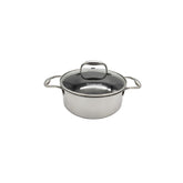 סיר נירוסטה 22 ס"מ 4.3 ליטר Cookcell היברידי - טכנולוגיית תאי חום לבישול בריא ומקצועי