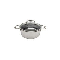 סיר נירוסטה 22 ס"מ 4.3 ליטר Cookcell היברידי - טכנולוגיית תאי חום לבישול בריא ומקצועי
