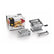 סט מכונת פסטה Marcato Atlas 150 מרקטו אטלס הכולל 10 רמות עובי וראשים לרביולי וספגטי
